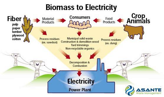 Biomass to Electricity – Asante Waste Management